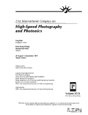 Book cover for High Speed Photography & Photonics 21St Interna