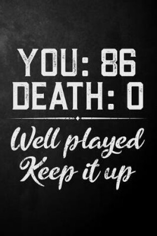 Cover of You 86 Death 0 Well Played Keep It Up