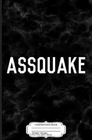 Cover of Assquake Big Booty Composition Notebook