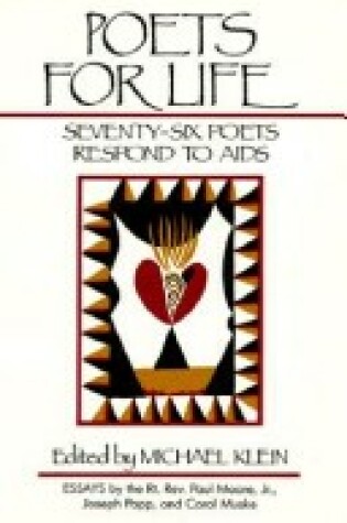 Cover of Poets for Life: Seventy-Six Poets Respond to AIDS