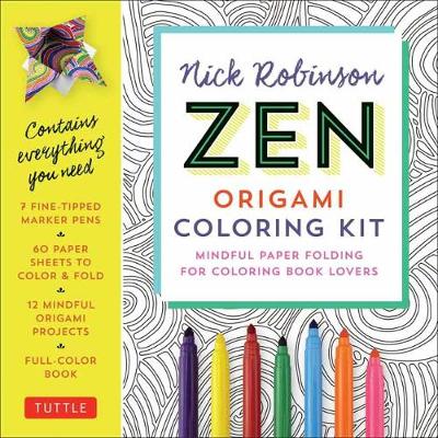 Book cover for Zen Origami Coloring Kit