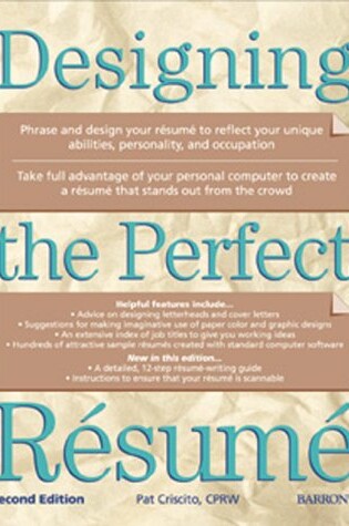 Cover of Designing the Perfect Resume