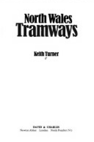 Cover of North Wales Tramways