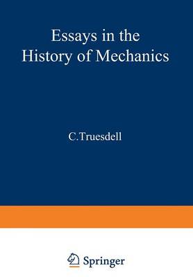 Book cover for Essays in the History of Mechanics