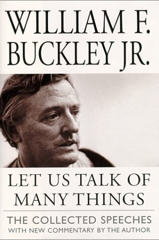 Cover of Let Us Talk of Many Things