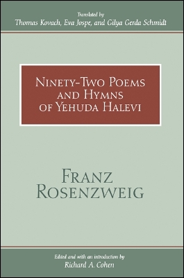 Book cover for Ninety-Two Poems and Hymns of Yehuda Halevi