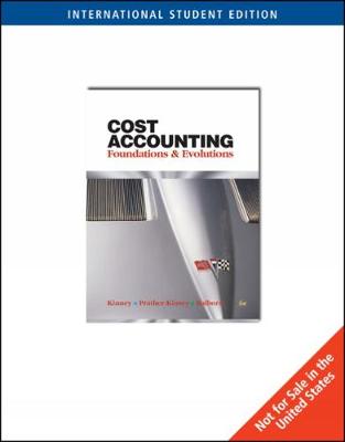Book cover for Cost Accounting