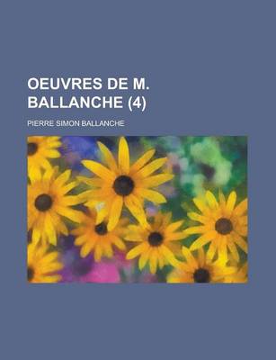 Book cover for Oeuvres de M. Ballanche (4)