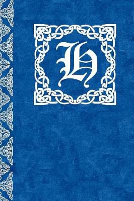 Book cover for H Monogram Scottish Celtic Journal/Notebook