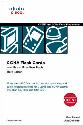 Book cover for CCNA Flash Cards and Exam Practice Pack (CCENT Exam 640-822 and CCNA Exams 640-816 and 640-802)