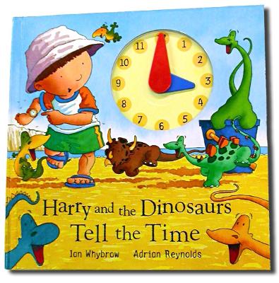 Book cover for Harry and the Dinosaurs Tell the Time