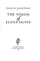 Book cover for The Vision of Elena Silves