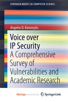 Cover of Voice Over IP Security