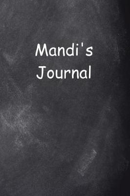 Cover of Mandi Personalized Name Journal Custom Name Gift Idea Mandi