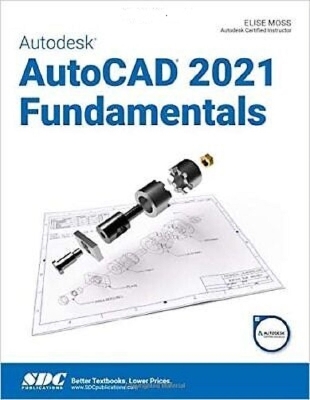 Book cover for Autodesk AutoCAD 2021 Fundamentals