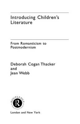 Book cover for Introducing Children's Literature: From Romanticism to Postmodernism