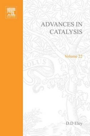 Cover of Advances in Catalysis Volume 22