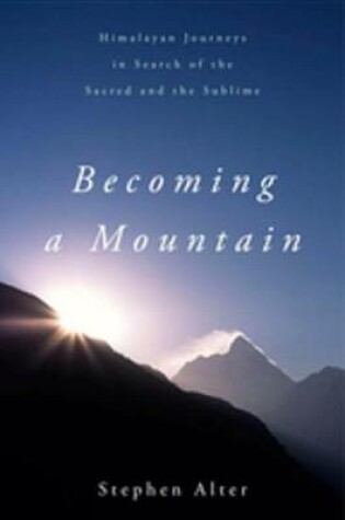 Cover of Becoming a Mountain