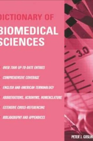 Cover of Dictionary of Biomedical Science