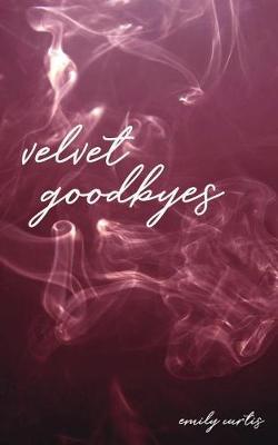 Book cover for velvet goodbyes