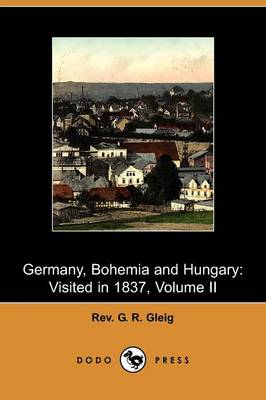 Book cover for Germany, Bohemia and Hungary