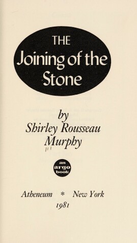 Book cover for The Joining of the Stone