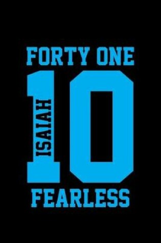 Cover of Isaiah Forty One 10 Fearless