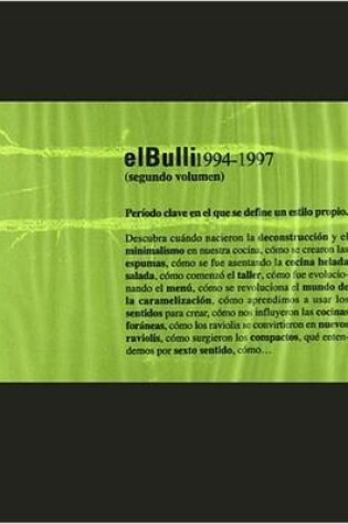 Cover of El Bulli 1994-1997