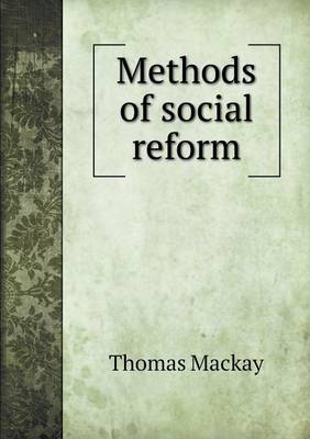 Book cover for Methods of social reform