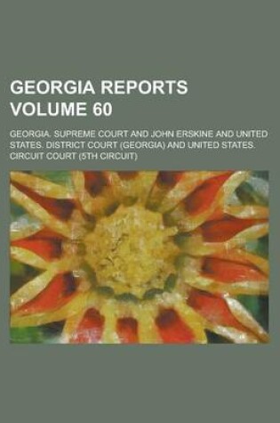 Cover of Georgia Reports Volume 60