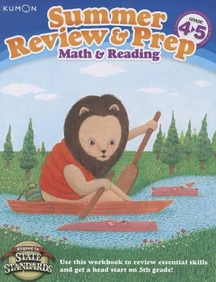 Book cover for Summer Review & Prep: 4-5 Math & Reading