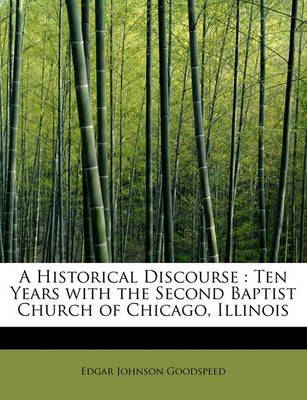 Book cover for A Historical Discourse