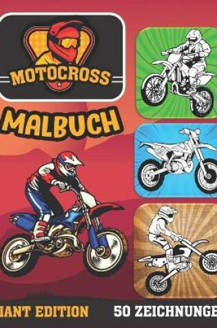 Cover of Motocross Malbuch 50 ZEICHNUNGEN ( GIANT EDITION )