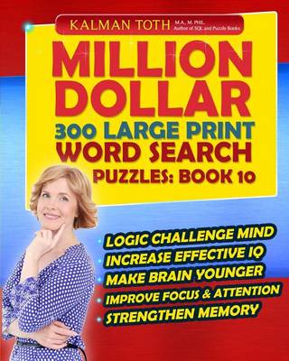 Book cover for Million Dollar 300 Large Print Word Search Puzzles