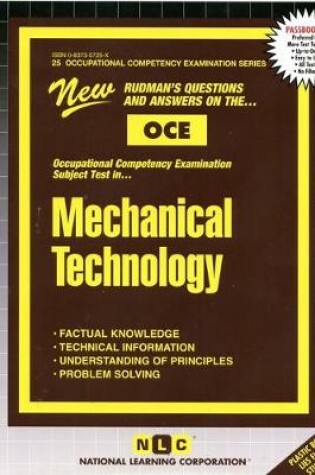 Cover of MECHANICAL TECHNOLOGY