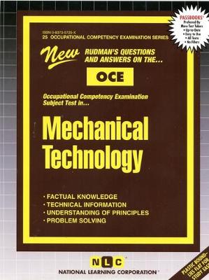 Book cover for MECHANICAL TECHNOLOGY