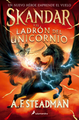 Cover of Skandar y el ladrón de unicornios/ Skandar and the Unicorn Thief