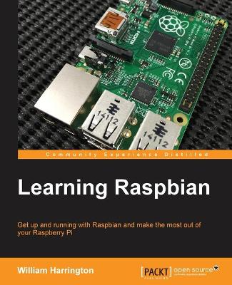 Book cover for Learning Raspbian