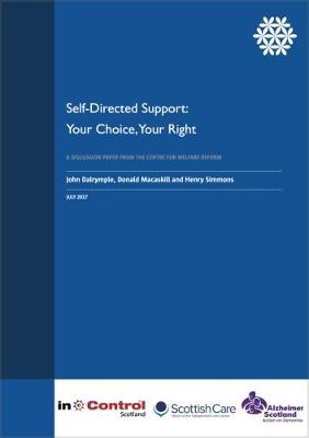 Book cover for Self-Directed Support Your Right Your Choice