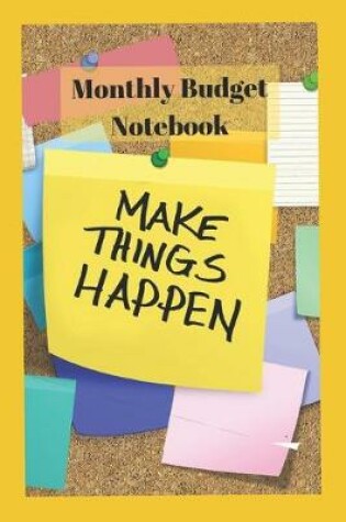 Cover of Monthly Budget Notebook