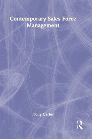 Cover of Contemporary Sales Force Management