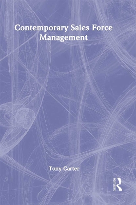 Book cover for Contemporary Sales Force Management