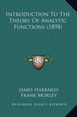 Cover of Introduction to the Theory of Analytic Functions (1898)