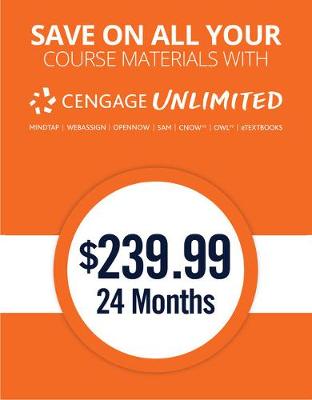 Book cover for Cengage Unlimited, Multi-Term (24 Months) Printed Access Card