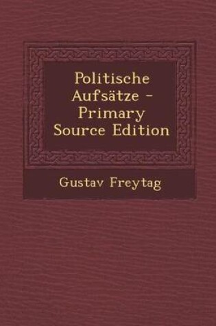 Cover of Politische Aufsätze