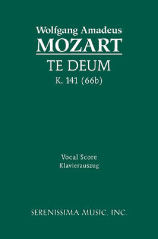 Cover of Te Deum, K.141 (66b)