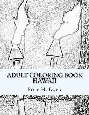 Book cover for Adult Coloring Book: Hawaii