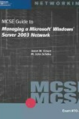 Cover of 70-291 MCSE Guide to Managing a Microsoft Windows Server 2003 Network