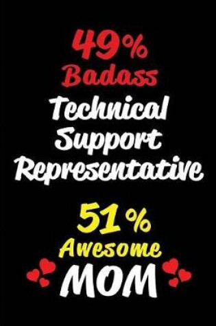 Cover of 49% Badass Technical Support Representative 51% Awesome Mom