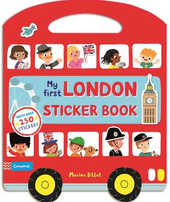 Book cover for My First London Sticker Book